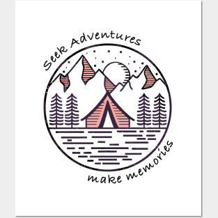 Seek Adventures - Make Memories Posters and Art